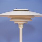 Danish floor lamp in white, 1970s