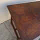 Rustic monastery farmhouse table, antique, 19th century, made of walnut.