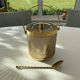 Vintage Hollywood Regency Gold Ice Bucket