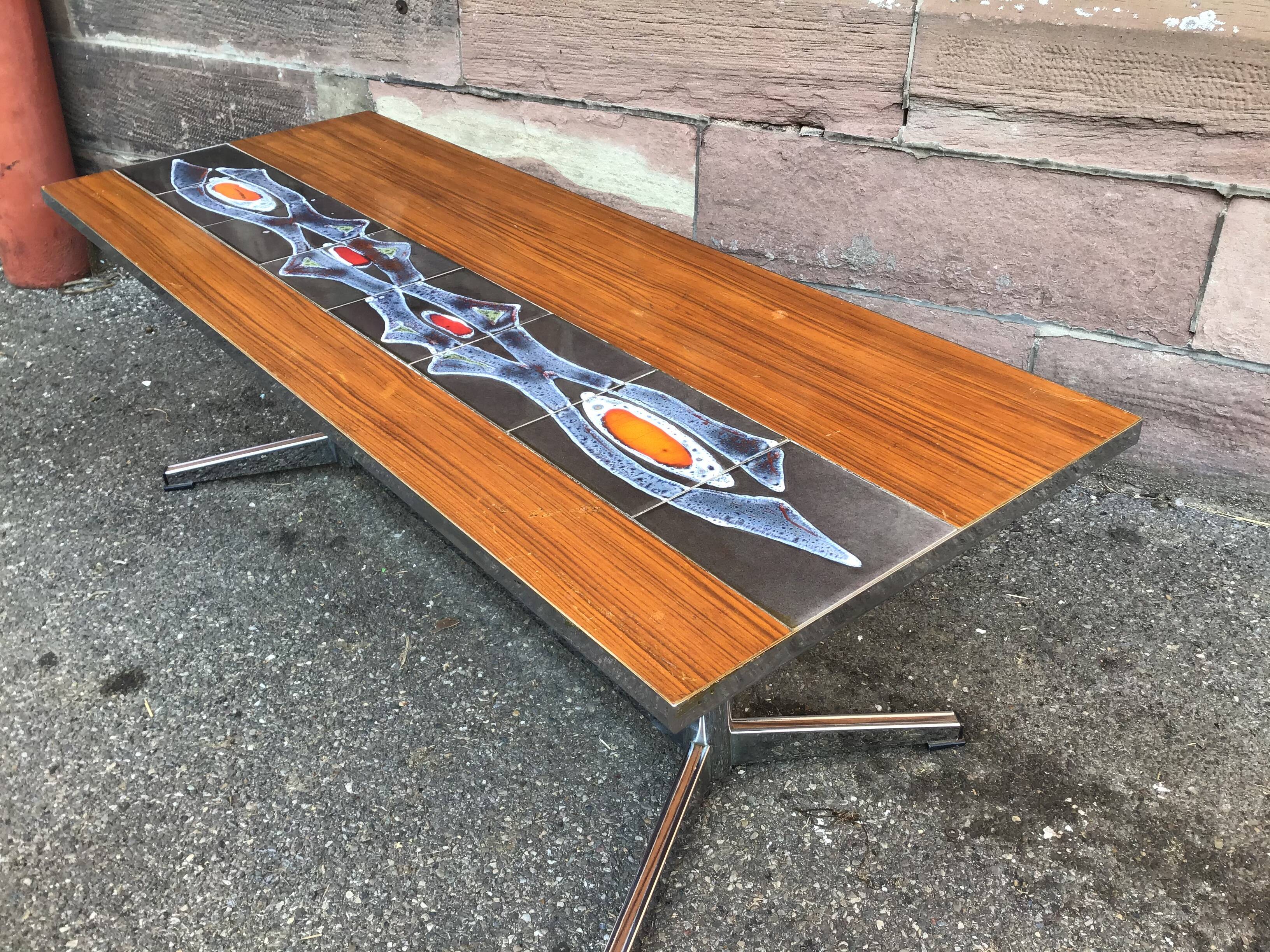 Vintage mid-century coffee table