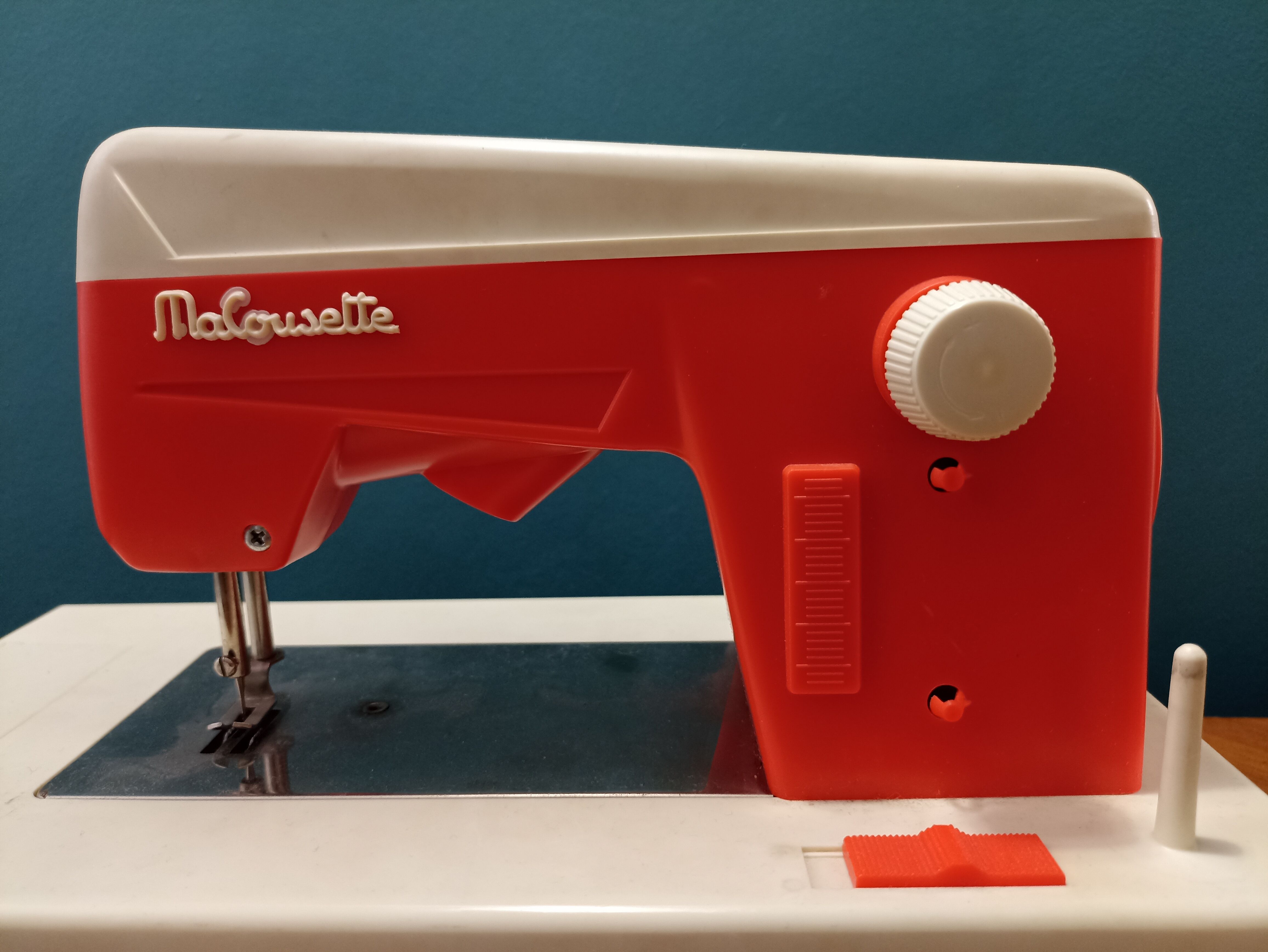 Vintage toy sewing machine