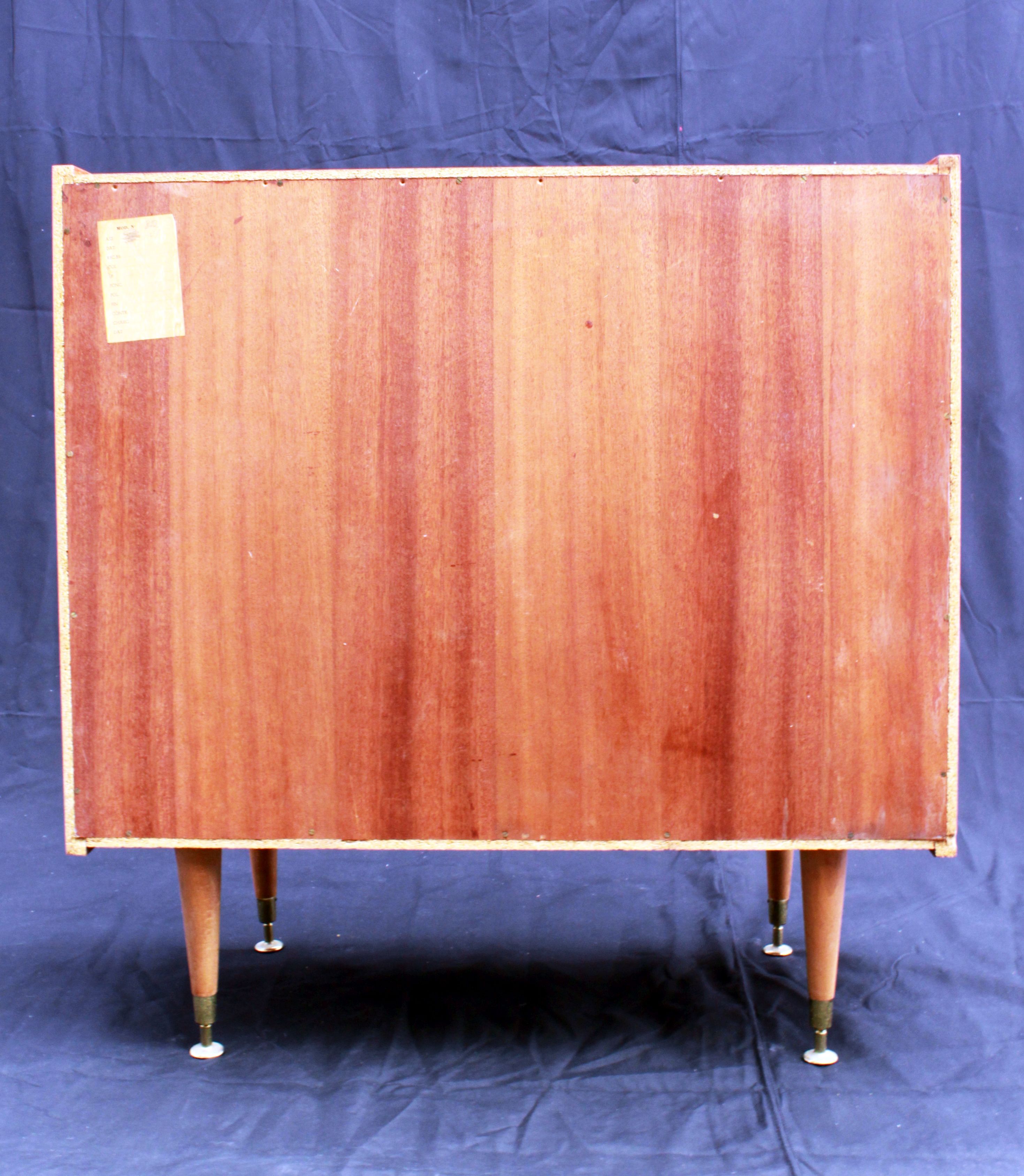 Scandinavian style chest of drawers, mid-century, 4 drawers
