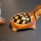 Traditional Berber ceramic turtle family