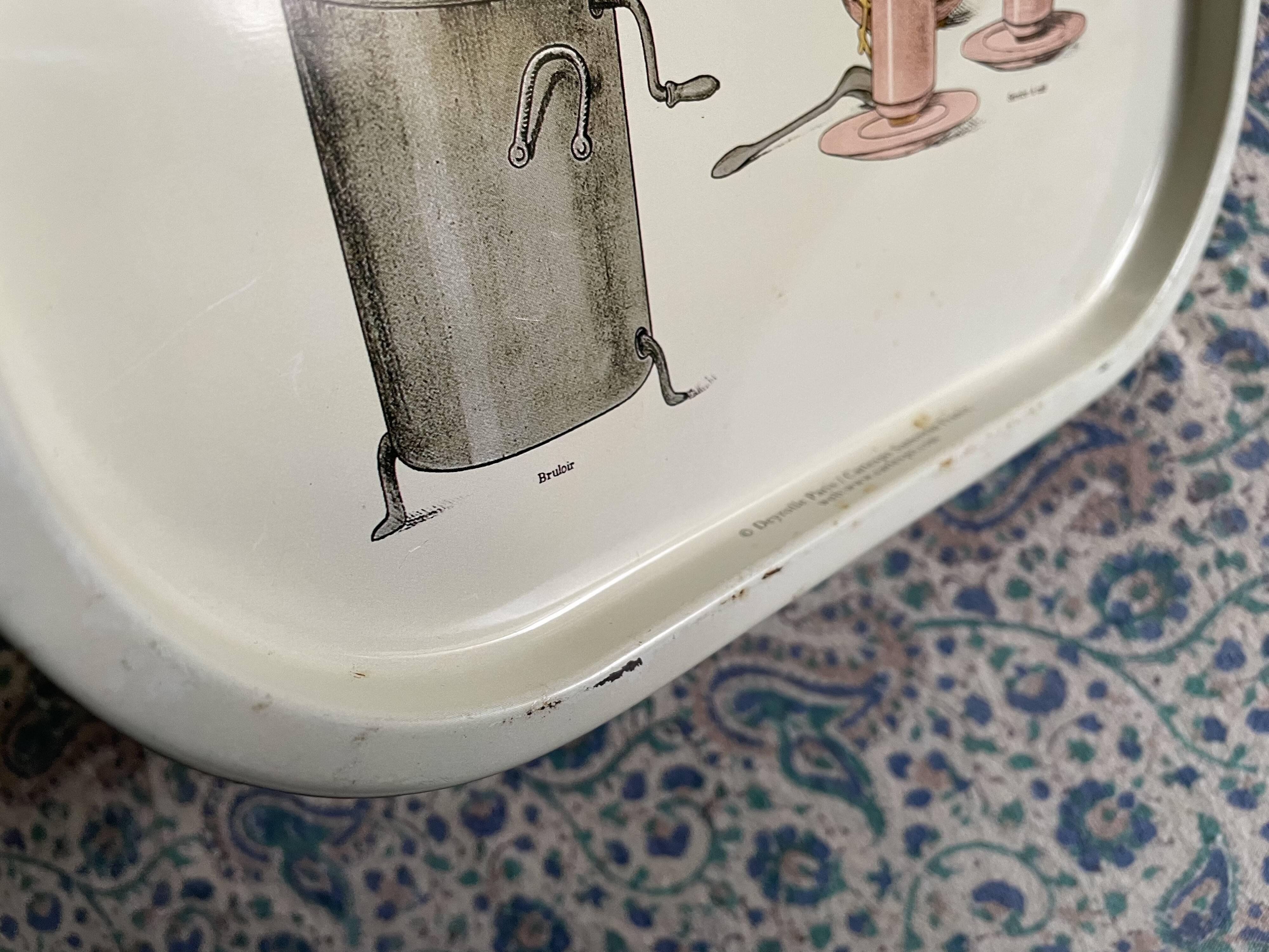 Vintage metal tray