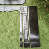 Pompadour fireplace in black marble nineteenth century.