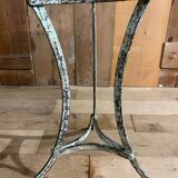 Old garden or bistro pedestal table