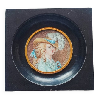 Miniature portrait by K. Dumans