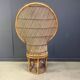 Fauteuil Emmanuelle en osier, années 1970