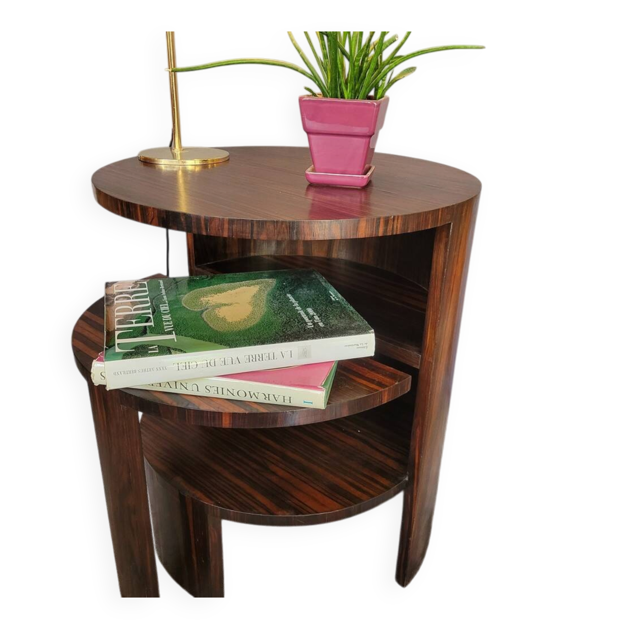 Asymmetrical Art Deco side table