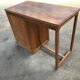 Bureau administratif 1950 à caissons en noyer