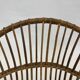 Fauteuil vintage en rotin par Dirk van Sliedregt Rohe Noordwolde 1960 aux Pays-Bas