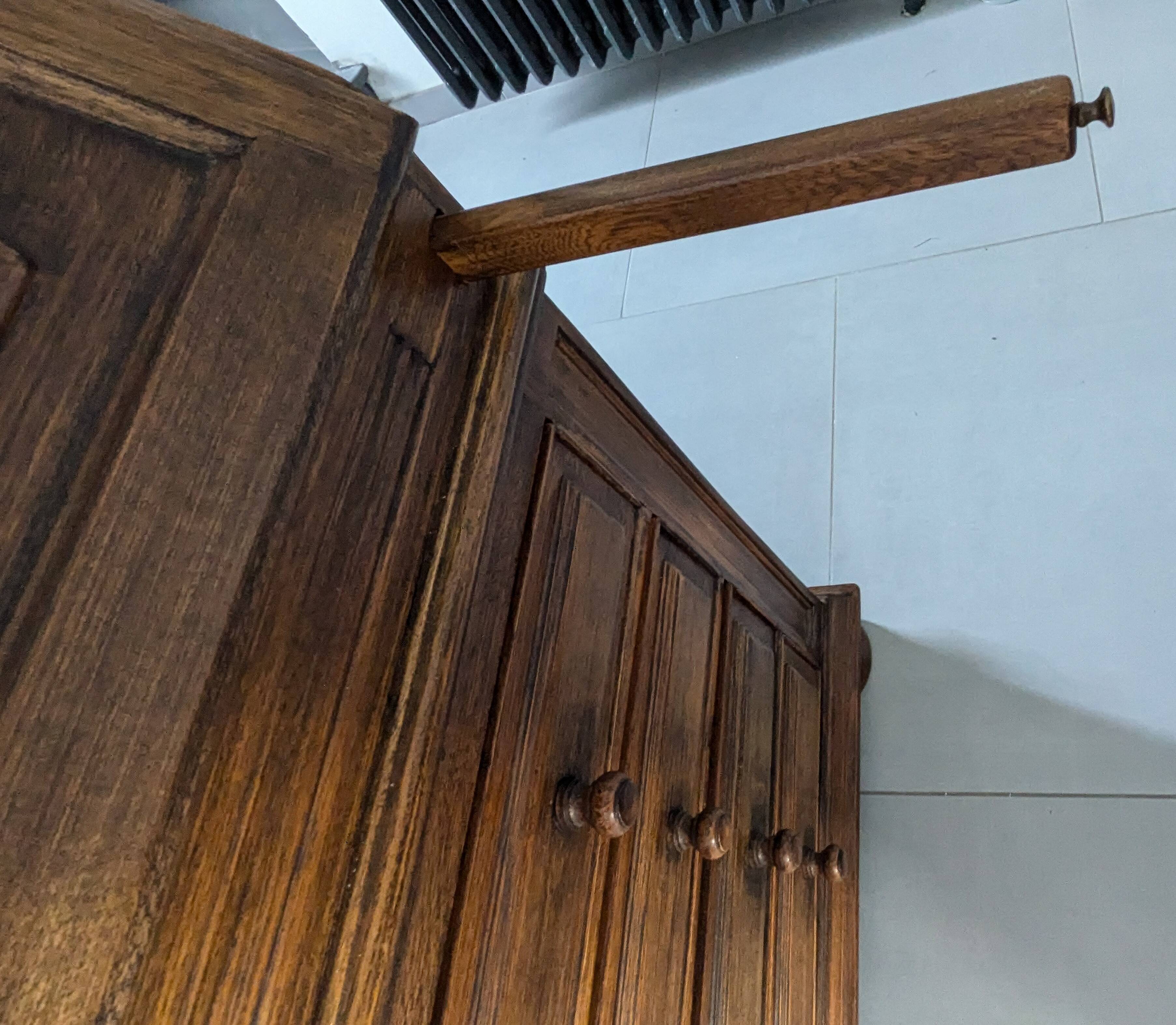 Solid wood secretary