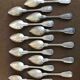 Lot 12 tablespoons in silver metal Cailar & Bayard goldsmith