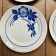 Set of 4 old Limoges flat plates