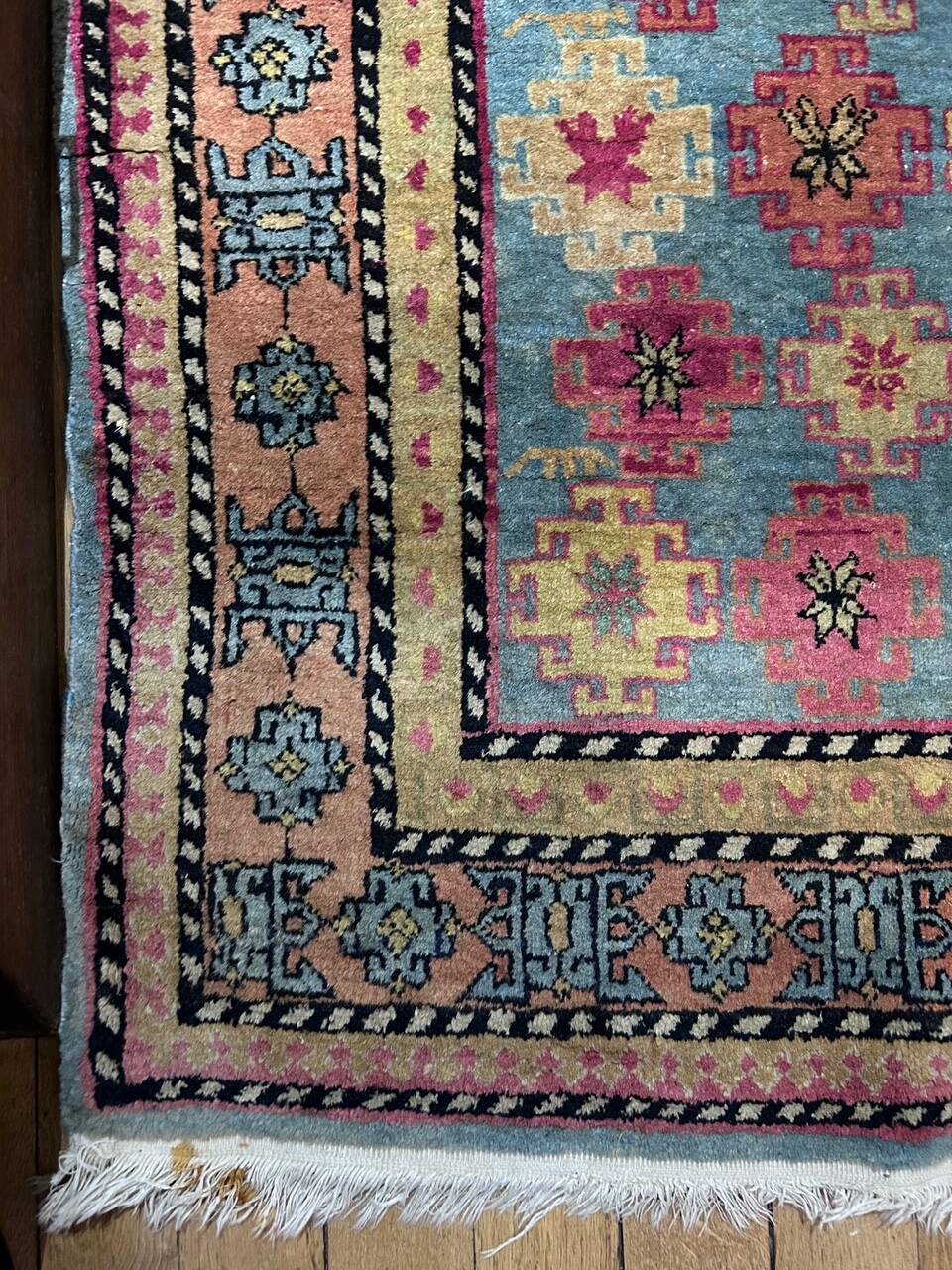 Kazak oriental hallway rug