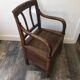 Pierced chair XIX in walnut