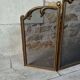 Brass fireplace screen in Louis XV style