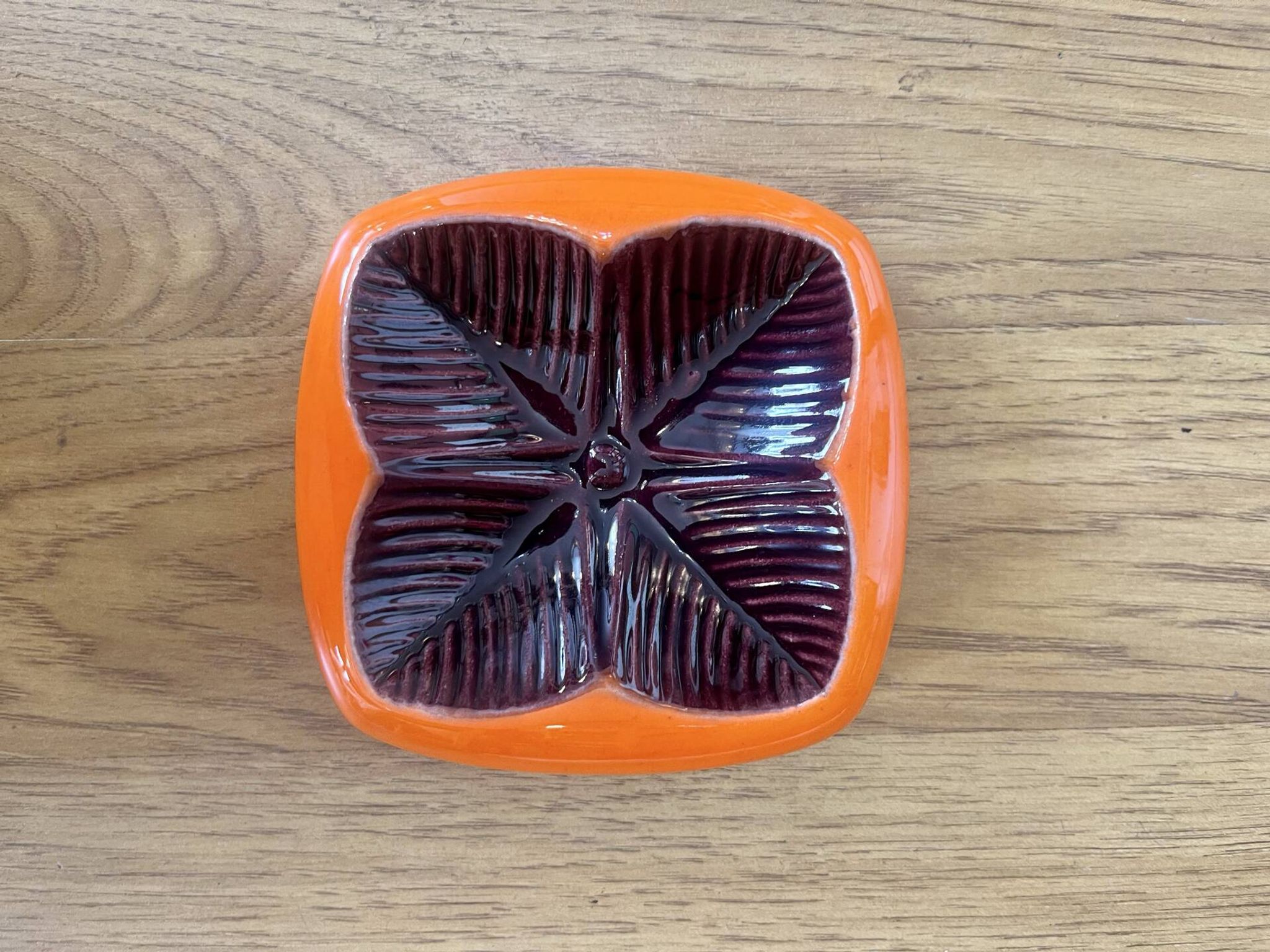 Vintage ceramic art dish or catchall.