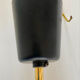 Suspension mid-century laiton et verre opalin