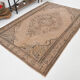 Classic floral brown vintage  rug