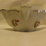 Gravy boat double beak porcelain of vierzon