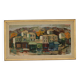 Huile sur toile suédoise originale du milieu du siècle par Bertil Wahlberg