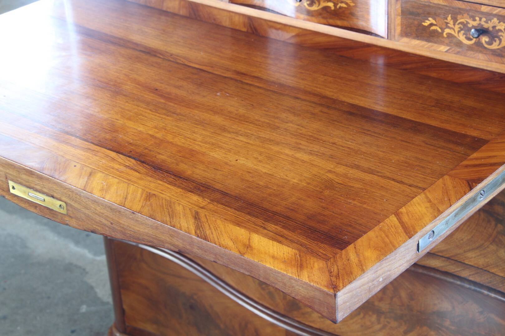Vintage Danish Walnut 19th-century escritoire / Secretary, Victorian style