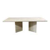 Table basse en travertin - Années 80