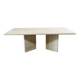 Table basse en travertin - Années 80