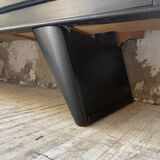 Brutalist black sideboard from the 60s