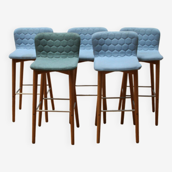 Suite de 5 tabourets Téa, Sancal