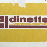 1960s/70s oval monger room table