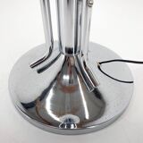 Mid-Century Chrome & Murano Glass Floor Lamp, Italy, 1970's