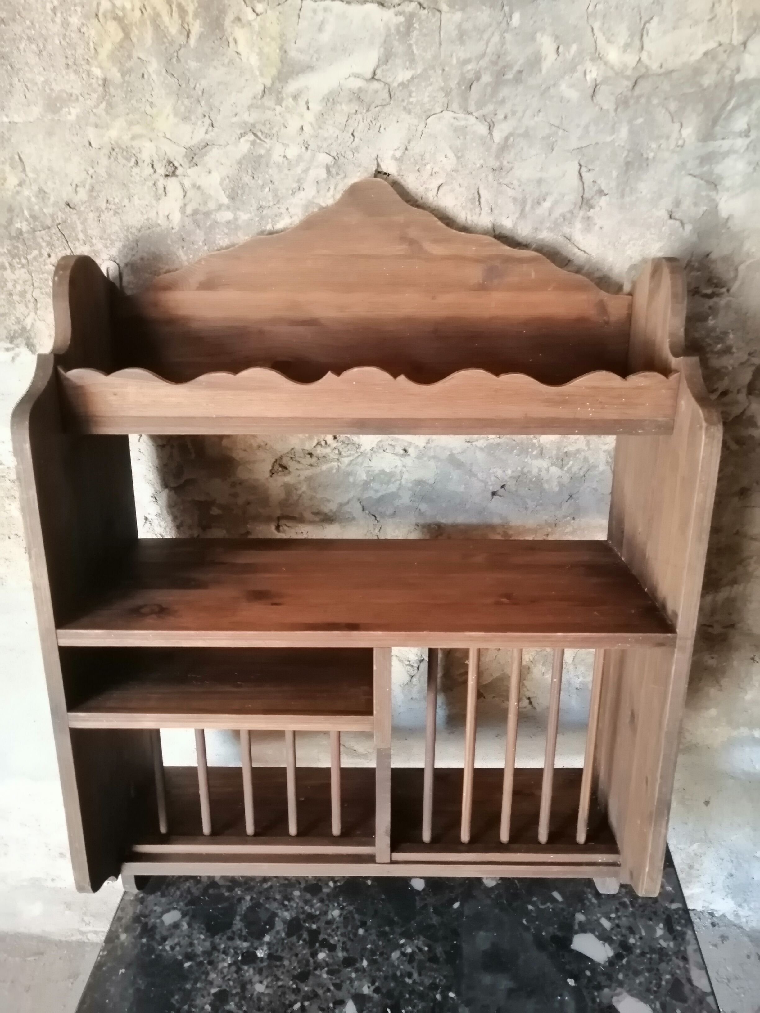 Old wall cabinet shelf