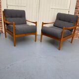 Pair of Scandinavian armchairs
