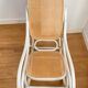 Rocking Chair THONET late 19th century in curved wood with a grey ceruse finish.