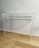 Desk or console in plexiglass