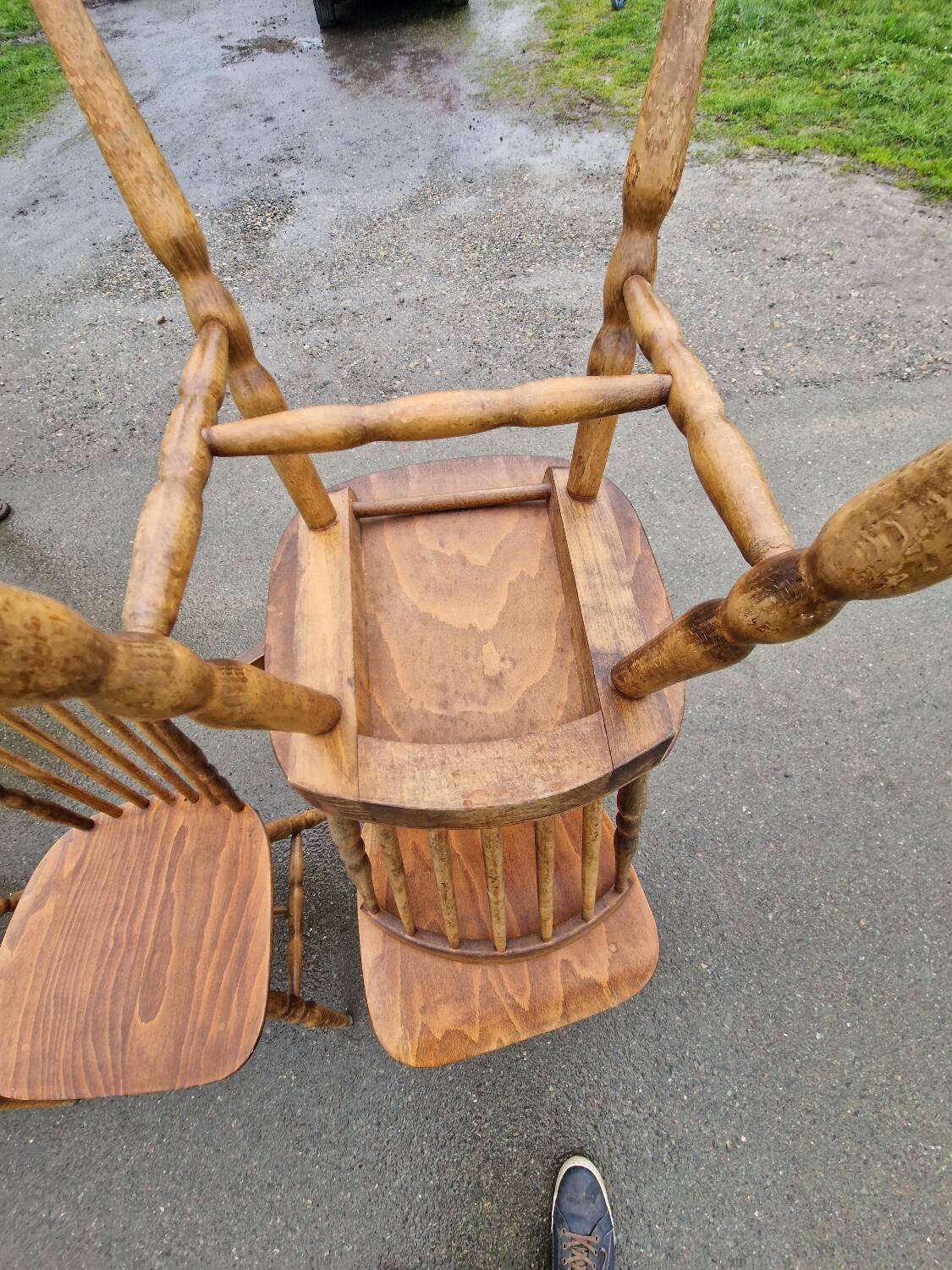 Set of 5 Baumann bistro chairs model Tacoma.