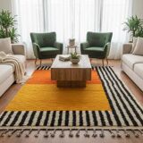 Handmade traditional carpet 250cm x 150cm Moroccan