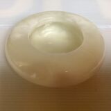 Round ashtray white marble