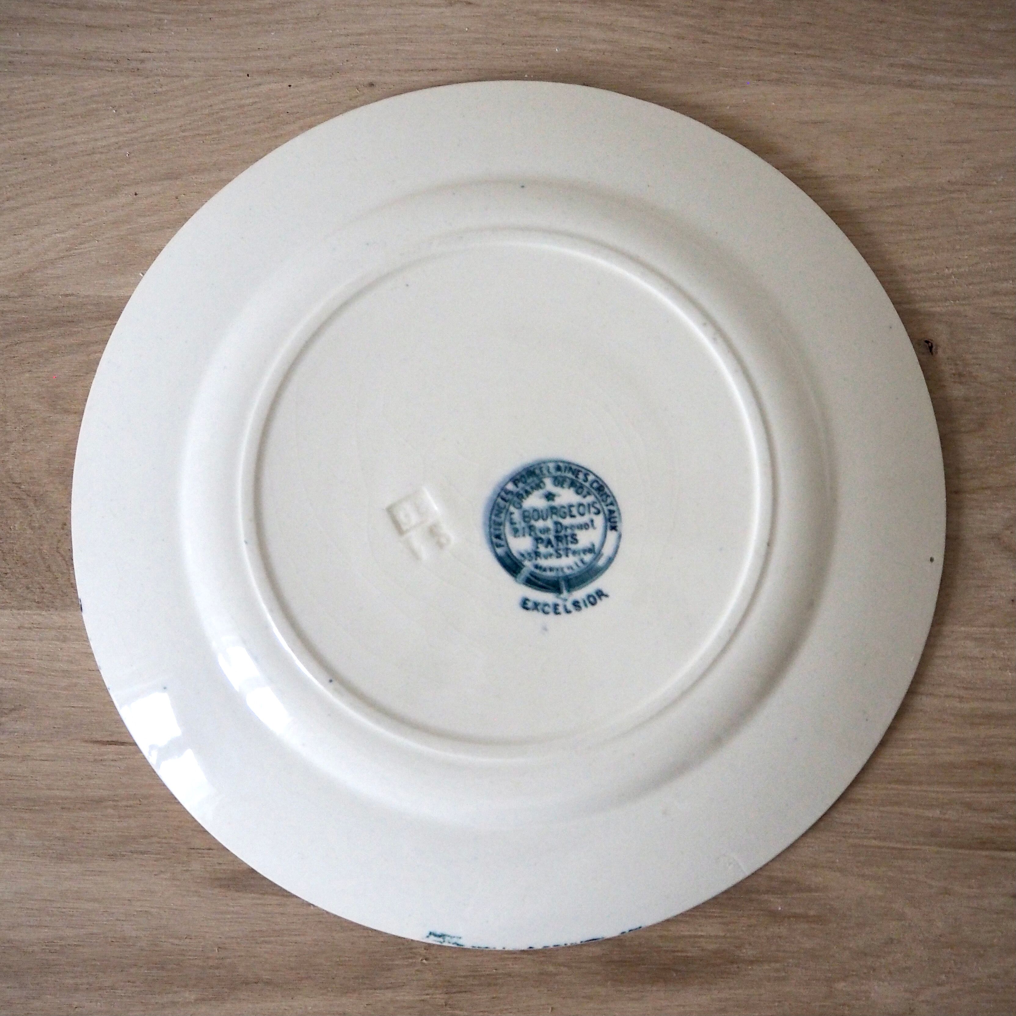 Set de 5 assiettes dépareillées Terre de Fer