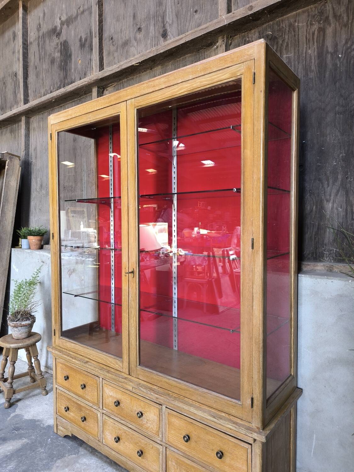 1950s trade furniture display case