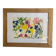 Flower painting in an antique frame