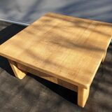 Brutalism coffee table 1960 "square in the rough"