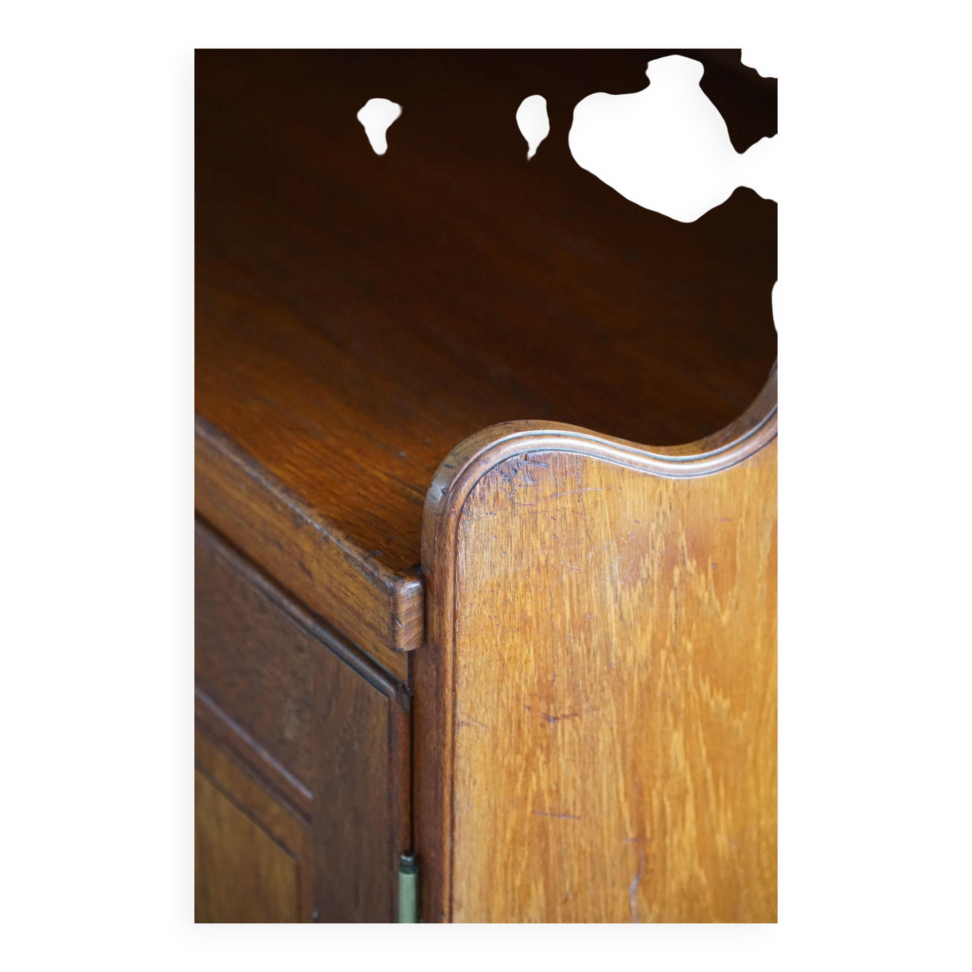 Rare high cabinet in teak by Martin Nyrop for Rud. Rasmussen, Denmark, early 20th century.