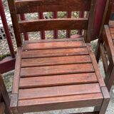 Set of 8 Antique Brutalist Dining Chairs