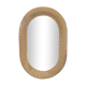 Rattan mirror 92cm