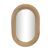 Rattan mirror 92cm