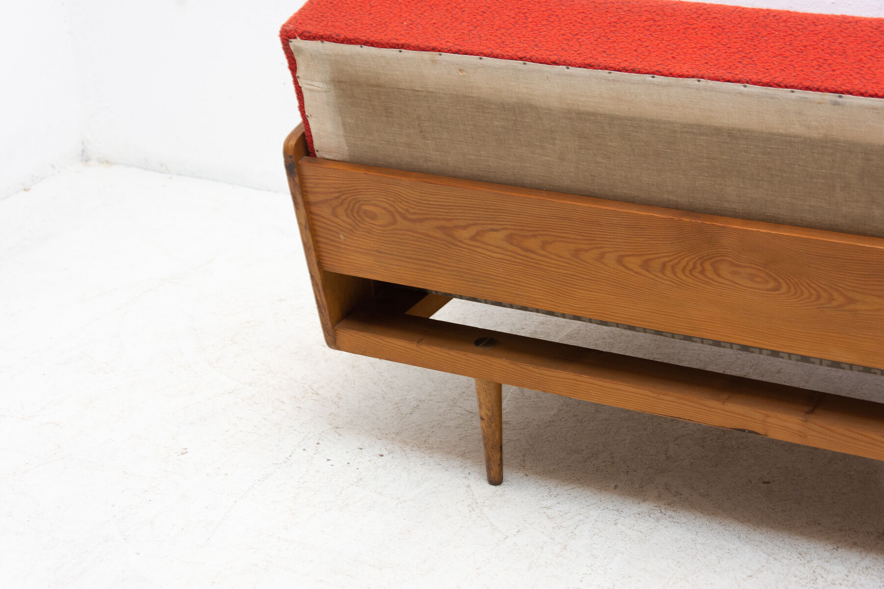 Mid century folding sofa from interier praha, 1960´s, czechoslovakia