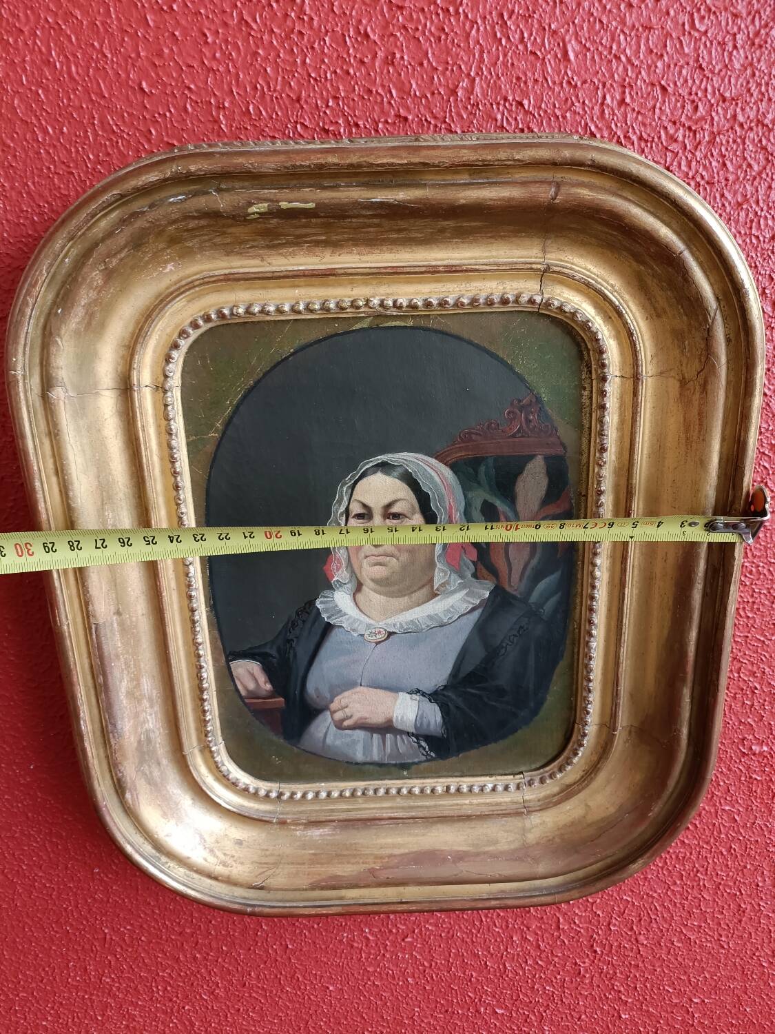 19th century painting, portrait of a woman